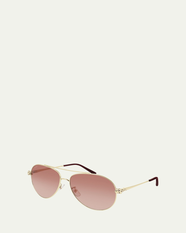 Metal Aviator Sunglasses